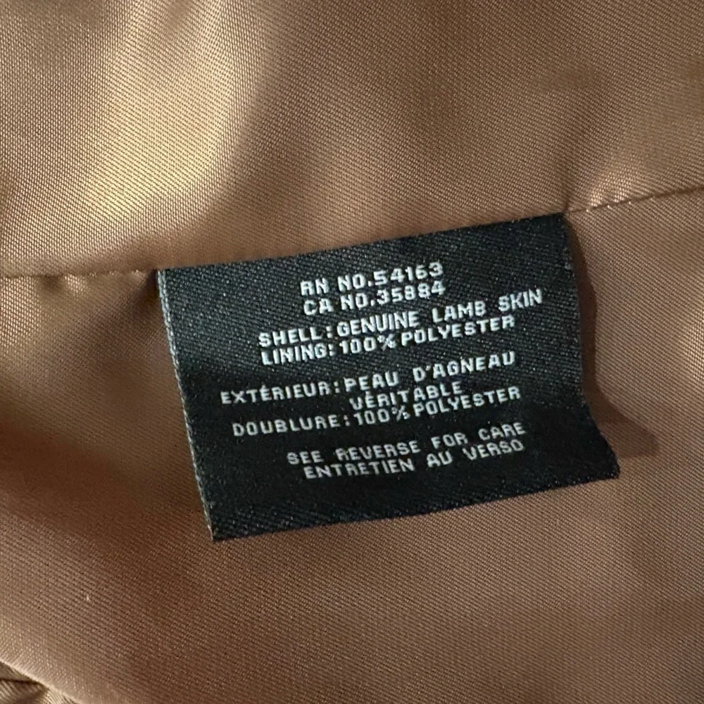Cole Haan Brown Leather Jacket - Picture 4 of 5